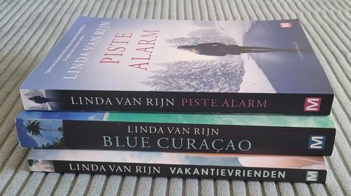 LINDA van RIJN, Piste alarm, Blue Curaçao, Vakantievrienden, Boeken, Thrillers, Zo goed als nieuw, Nederland, Ophalen of Verzenden