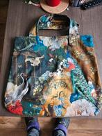 Zelfgemaakte draagtas/ shopper, 2 kanten draagbaar.  Vogels., Ophalen of Verzenden, Nieuw, Shopper