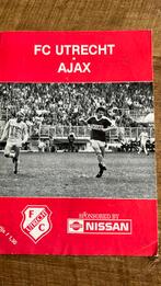 Programma Utrecht Ajax. Van Basten, Verzamelen, Verzenden, Ajax