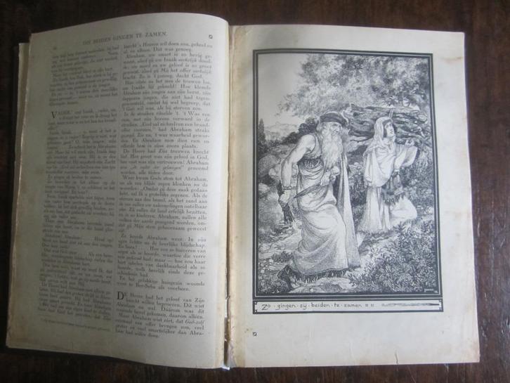 W.G. van de Hulst de Bijbelse geschiedenissen ill Isings, Antiek en Kunst, Antiek | Boeken en Bijbels, Ophalen of Verzenden