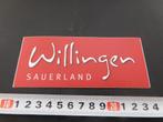 sticker willingen sauerland duitsland, Verzamelen, Ophalen, Zo goed als nieuw, Bedrijf of Vereniging