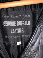 Lederen Buffalo Biker Gilet - Italian Design maat XXXL, Motoren, Ophalen of Verzenden, Heren, Jas | leer, Buffalo
