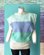 Vintage jaren 70 gebreid/gehaakt truitje pastel maat XL, Vintage, Verzenden, Gedragen, Maat 46/48 (XL) of groter