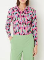 Studio anneloes poppy batik blouse XXL fuchsia/zwart, Kleding | Dames, Zwart, Maat 46/48 (XL) of groter, Ophalen of Verzenden