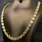 14k gouden ketting magnum schakel italy 70cm, Sieraden, Tassen en Uiterlijk, Kettingen, Ophalen of Verzenden, Zo goed als nieuw
