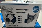 Starter kit Qware gaming headset met duolader en usb c kabel, Computers en Software, Headsets, Qware, Ophalen of Verzenden, Zo goed als nieuw