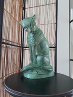 Beeld Egyptische kat gegoten, Ophalen of Verzenden, Zo goed als nieuw, Dier