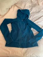 Blauwe fleese hoody/ sportjasje, mt S, Kleding | Dames, Maat 38/40 (M), Blauw, Overige typen, Ophalen of Verzenden