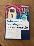 Koos Wolters - Informatiebeveiliging onder controle, Ophalen of Verzenden, Zo goed als nieuw, Koos Wolters; Marcel Spruit; Pieter van Houten