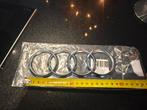 Audi Embleem - Nieuwstaat - 20cm x 7cm, Voor, Nieuw, Bumper, Audi
