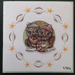 geborduurde kaarten kerst 4 wintergroet vos uil, Hobby en Vrije tijd, Kaarten | Zelfgemaakt, Ophalen of Verzenden, Nieuw, Kerst