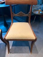 Antieke Engelse stoelen - set van 2, Huis en Inrichting, Stoelen, Ophalen, Gebruikt, Twee, Bruin