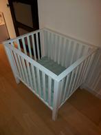 Witte box, inclusief mintgroen boxkleed van Baby's only, Boxkleed, Gebruikt, Ophalen