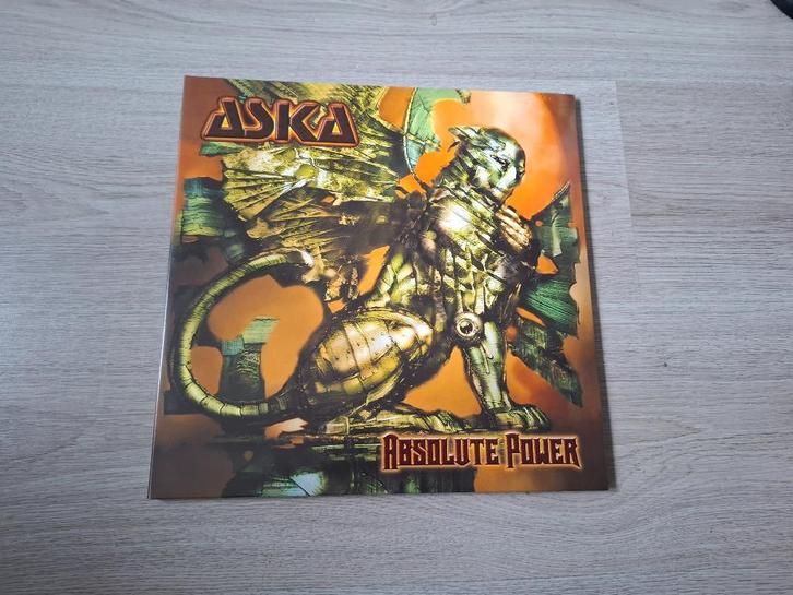LP Aska – Absolute Power. (2007), Cd's en Dvd's, Vinyl | Hardrock en Metal, Zo goed als nieuw, Ophalen of Verzenden