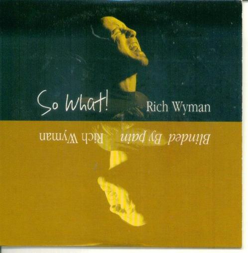 cd-single van Rich Wyman - so what, Cd's en Dvd's, Cd Singles, Zo goed als nieuw, Pop, Verzenden