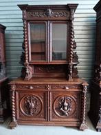 antieke jacht kast € 295, Antiek en Kunst, Antiek | Meubels | Kasten, Ophalen