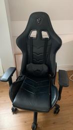 MSI gaming chair, Ophalen, Zwart, Zo goed als nieuw, Gaming bureaustoel