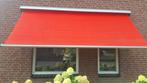 Zonnescherm/luifel elektrisch bedienbaar, Tuin en Terras, Zonneschermen, Ophalen, Gebruikt, Elektrisch, 150 tot 300 cm