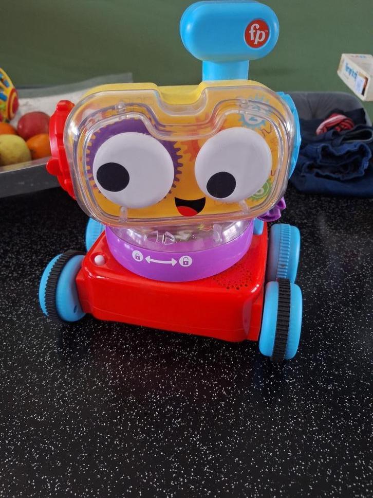 Frish price leer robot, Kinderen en Baby's, Speelgoed | Fisher-Price, Zo goed als nieuw, Speelset, Met licht, Met geluid, Ophalen of Verzenden