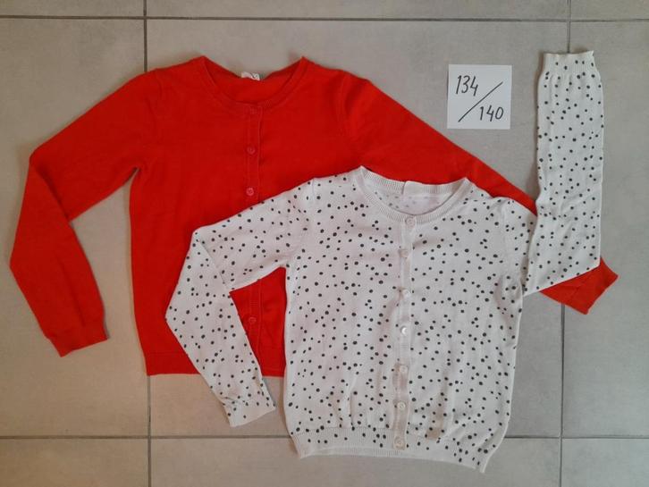 Twee vestjes. Maat 134 / 140., Kinderen en Baby's, Kinderkleding | Maat 134, Gebruikt, Meisje, Ophalen of Verzenden
