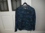mooi blauw overhemd met leuke print medium merk noize, Kleding | Heren, Ophalen of Verzenden, Zo goed als nieuw, Maat 48/50 (M)