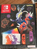 Nintendo Switch oled Pokemon Scarlet en Violet editie, Spelcomputers en Games, Spelcomputers | Nintendo Switch, Met games, Zo goed als nieuw