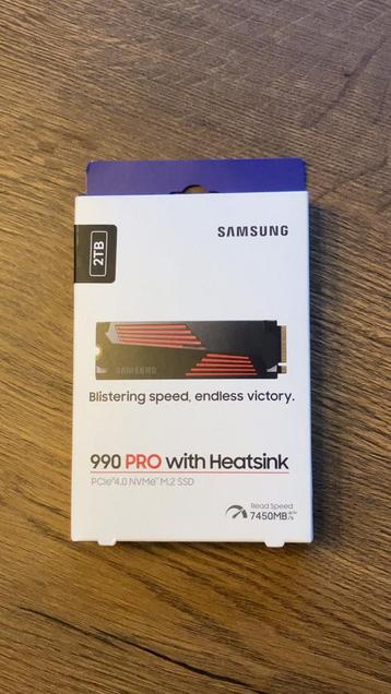 Samsung 990 Pro 2TB SSD met heatsink beschikbaar voor biedingen