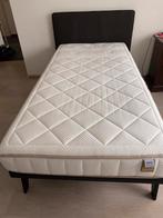 1 persoons senioren Auping bed., Ophalen, 100 cm, Eenpersoons, Bruin
