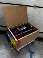 Accu noodpakket powerstation 200Ah 2 stekkers met acculader, Ophalen, Zo goed als nieuw, Hdktools.nl, Oplaadbaar