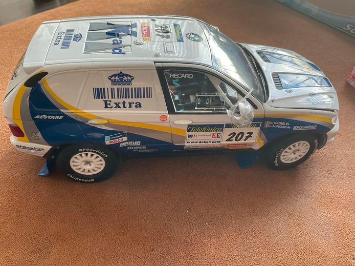 BMW X5  RALLY X- RAID CC 1/18 - Nieuw in doos!, Hobby en Vrije tijd, Modelauto's | 1:18, Nieuw, Auto, Ophalen