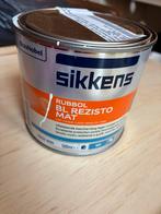 Nieuwe pot witte Sikkens Rubbol BL Rezisto mat houtverf, Doe-het-zelf en Verbouw, Verf, Beits en Lak, Ophalen of Verzenden, Zo goed als nieuw