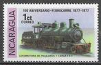 Nicaragua 1978 - Yvert 1098 - 100 jaar Spoorwegen - 1 c (PF), Ophalen, Midden-Amerika, Postfris