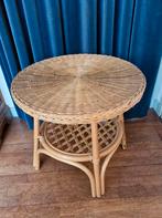 Rotan tafeltje, Ophalen, Rond, Minder dan 55 cm, 45 tot 60 cm