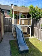 Speeltoestel tuinhuisje glijbaan zandbak, Kinderen en Baby's, Speelgoed | Buiten | Speeltoestellen, Ophalen, Gebruikt, Glijbaan