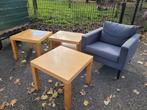 Gratis af te halen! Ikea tafeltjes en stoel, Tuin en Terras, Ophalen of Verzenden, Gebruikt, Stoel, 2 zitplaatsen