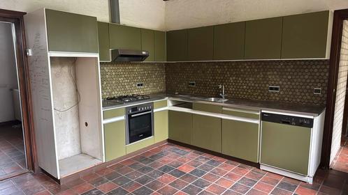 Mooie groene keuken. Goede kwaliteit, Huis en Inrichting, Keuken | Complete keukens, Zo goed als nieuw, Hoekkeuken, Ophalen