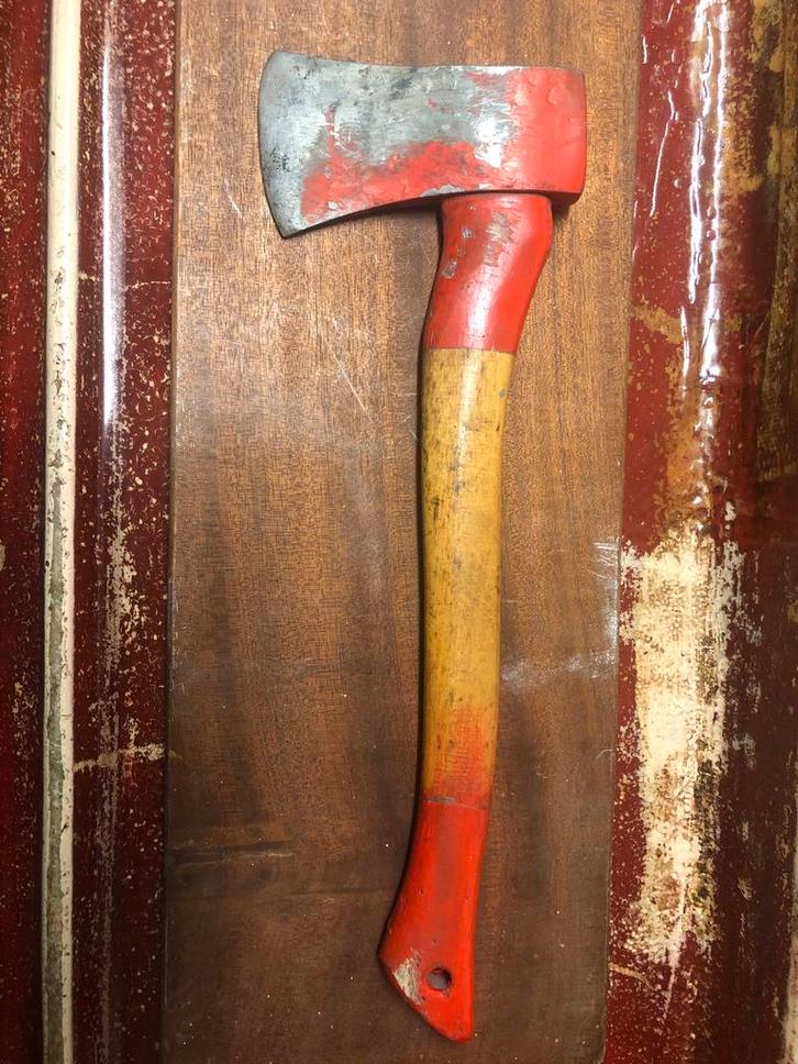 Kleine bijl met houten steel, 50 cm, Tuin en Terras, Hand-tuingereedschap, Ophalen of Verzenden