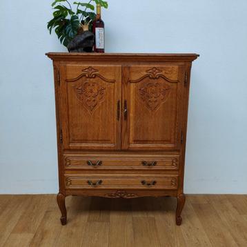 Brocante Queen Ann barkast wandkast buffetkast ladekast 107 beschikbaar voor biedingen