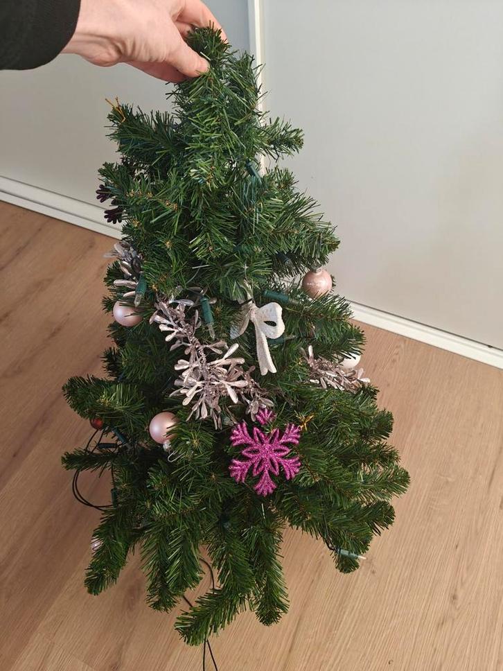 Klein kerstboompje met lichten gratis!, Diversen, Kerst, Ophalen