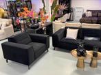Luxe Velvet Bank Lotte 265cm NIEUW - Zwart - Uniek, Huis en Inrichting, Banken | Bankstellen, 250 tot 300 cm, Info@oosterbaanwonen.nl