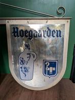 Gevel uithangbord Hoegaarden bier aluminium 50cm bij40cm, Ophalen, Reclamebord, Plaat of Schild, Overige merken