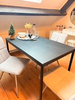 Black IKEA table, Huis en Inrichting, Tafels | Eettafels, Ophalen, Zo goed als nieuw, Rechthoekig, 50 tot 100 cm