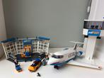 Playmobil vliegveld, vliegtuig, stewardess, verkeersleiders, Kinderen en Baby's, Speelgoed | Playmobil, Ophalen of Verzenden, Gebruikt