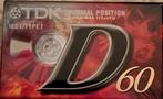 3 x 60 min lege cassette bandjes, Cd's en Dvd's, Cassettebandjes, Ophalen of Verzenden, Nieuw in verpakking, Onbespeeld