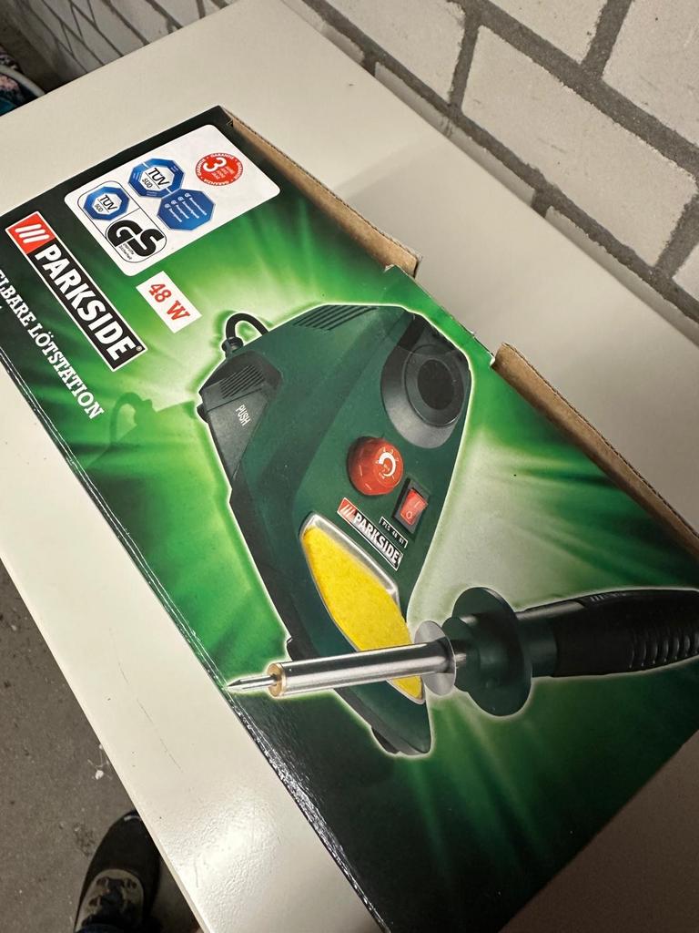 Parkside Regelbare Lötstation PLS 48 B1 - Nieuwstaat, Ophalen of Verzenden, Zo goed als nieuw, Minder dan 150 ampère, Overige typen