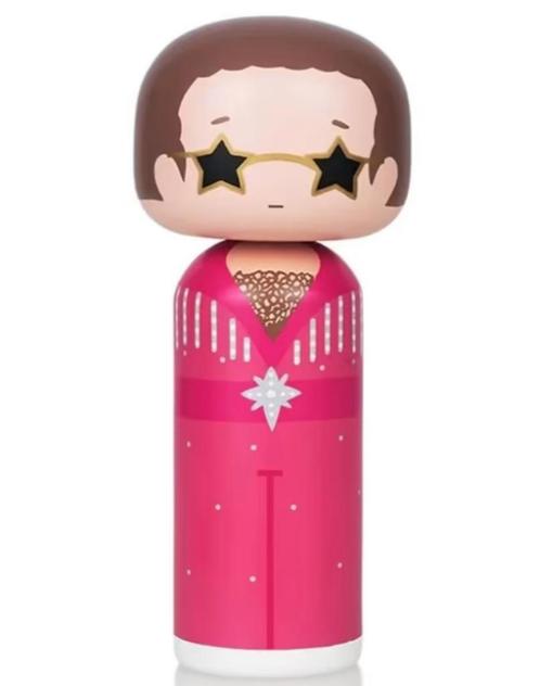 Kokeshi Elton Pink Outfit - XL - Lucie Kaas, Antiek en Kunst, Kunst | Designobjecten, Ophalen of Verzenden