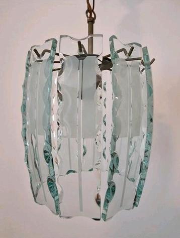 Unieke Vintage Kroonluchter Fontana Arte Italiaans design beschikbaar voor biedingen