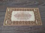 Biljet 1 gulden 1920, zilverbon oude type (1 letter), Postzegels en Munten, Bankbiljetten | Nederland, Ophalen of Verzenden