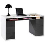 Bureau hoogglans met opbergruimte, Ophalen, Gebruikt, Bureau