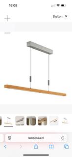 Tafellamp, hanglamp hout, Huis en Inrichting, Lampen | Hanglampen, Ophalen, 75 cm of meer